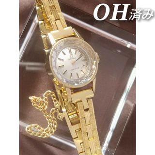 ⭐OH済 綺麗 オメガ ドレスウォッチ 新品ベルト 時計レディース 着物