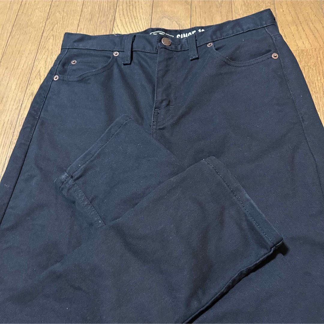 Dickies(ディッキーズ)のW76-股下75cm！ディッキーズ dickies 古着スリムスキニー ブラック メンズのパンツ(デニム/ジーンズ)の商品写真