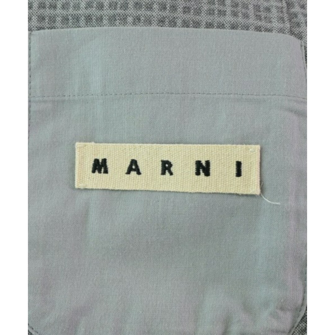 Marni(マルニ)のMARNI マルニ ジャケット 44(S位) グレーx白(チェック) 【古着】【中古】 メンズのジャケット/アウター(その他)の商品写真