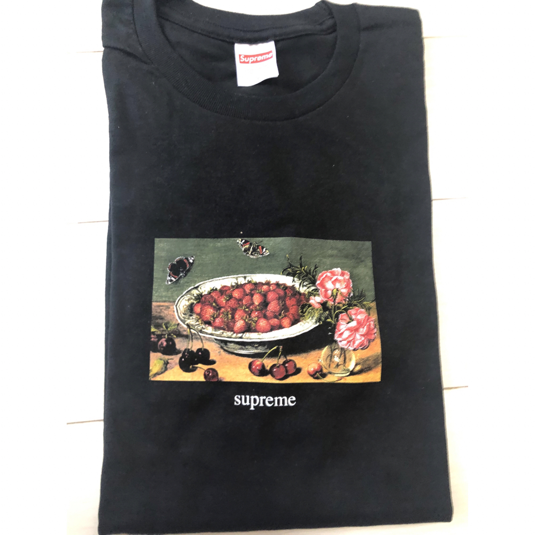 supremesupreme 2023 SS strawberries Tee ブラック L