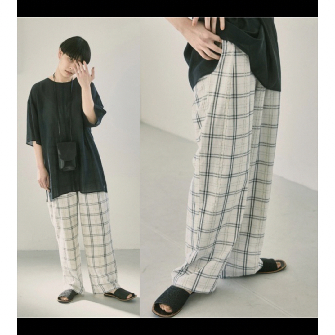 TODAYFUL(トゥデイフル)のtodayful check gather pants  レディースのパンツ(カジュアルパンツ)の商品写真