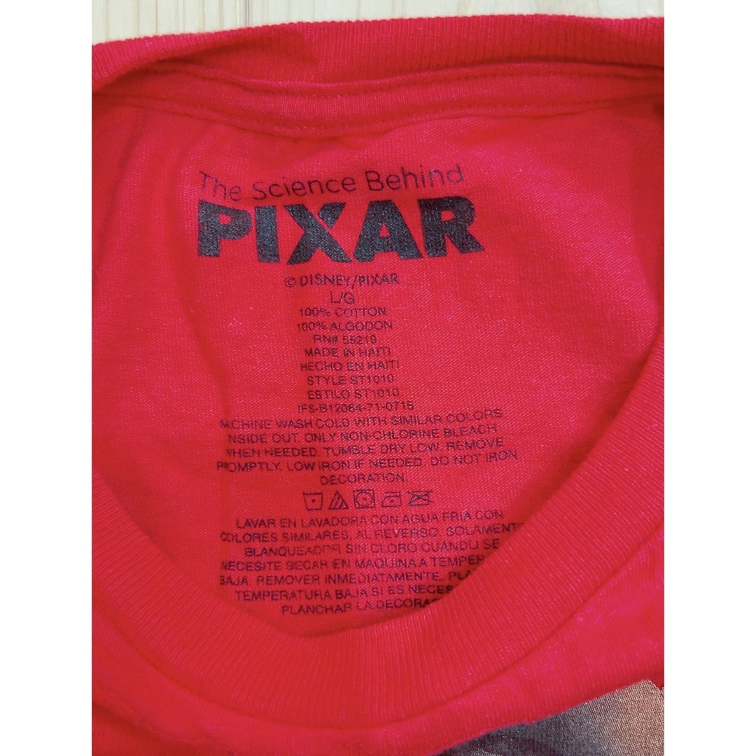 ウッディー　Tシャツ　赤　L ピクサーのひみつ展　PIXAR トイストーリー 2