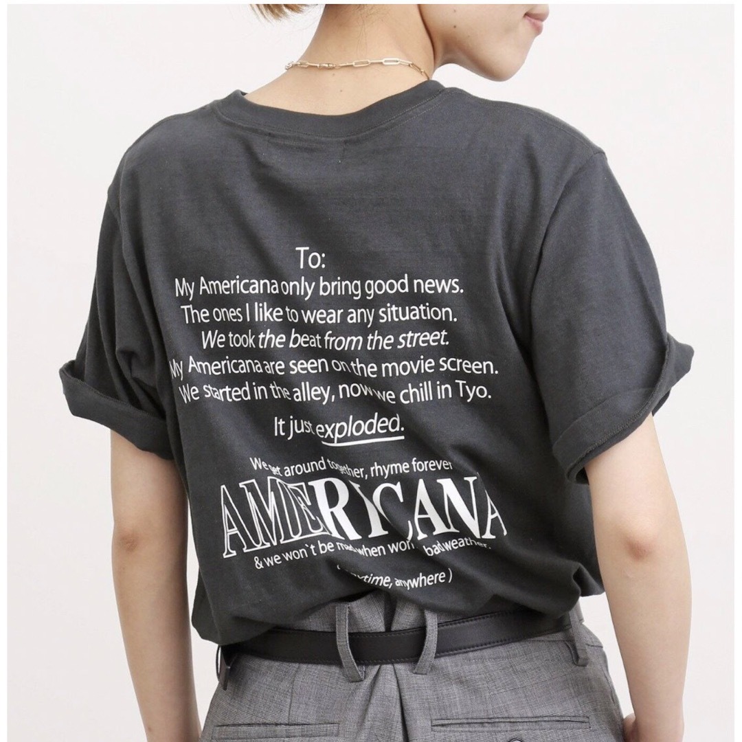 L'Appartement DEUXIEME CLASSE(アパルトモンドゥーズィエムクラス)のAmericana/アメリカーナ レディースのトップス(Tシャツ(半袖/袖なし))の商品写真