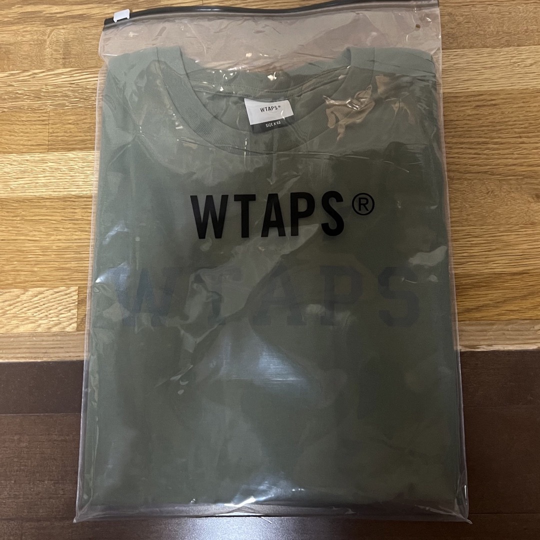 WTAPS  ダブルタップス カレッジ ロゴ Tシャツ L オリーブ