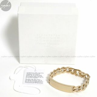 マルタンマルジェラ(Maison Martin Margiela)の4 新品 メゾンマルジェラ チェーン ID ブレスレット ゴールド アノニマス(ブレスレット)