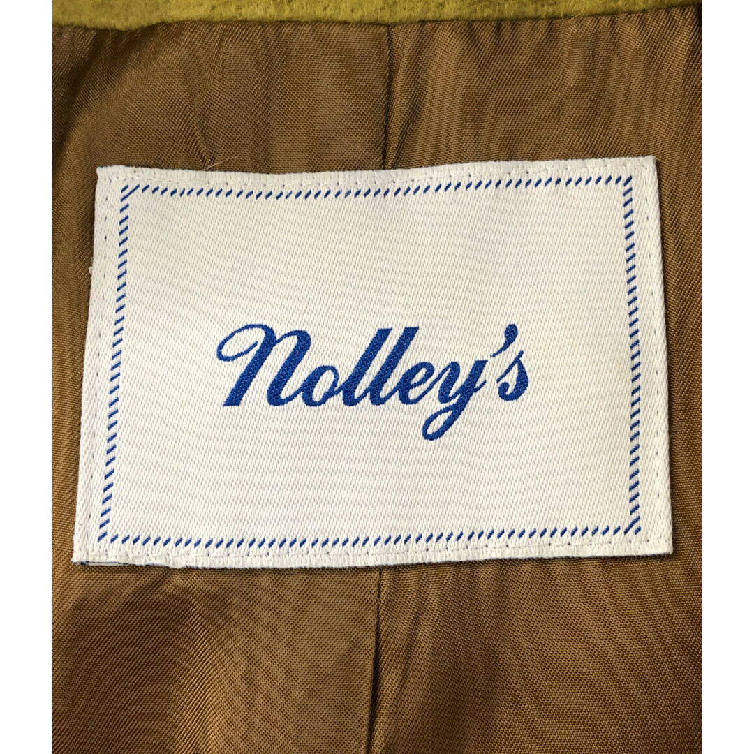NOLLEY'S(ノーリーズ)のノーリーズ nolleys ノーカラーダブルコート    レディース 38 レディースのジャケット/アウター(その他)の商品写真