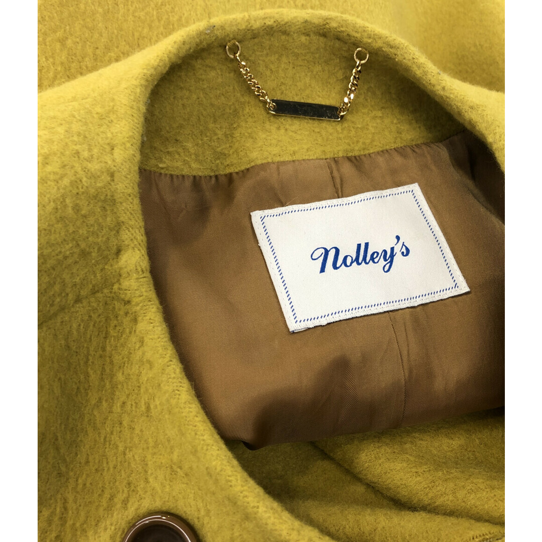 NOLLEY'S(ノーリーズ)のノーリーズ nolleys ノーカラーダブルコート    レディース 38 レディースのジャケット/アウター(その他)の商品写真