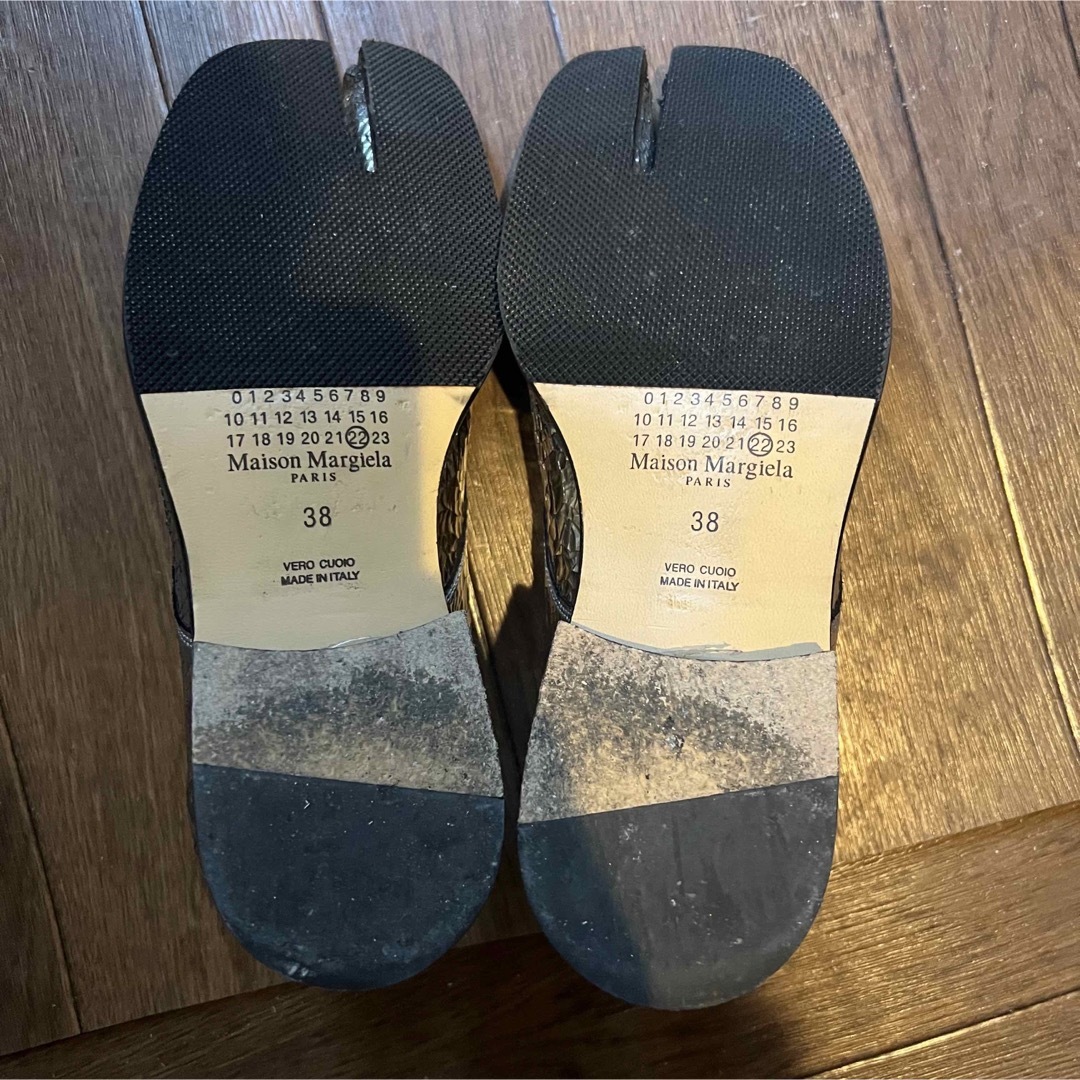 Maison Martin Margiela(マルタンマルジェラ)の【完売商品】Maison Margiela  足袋　ミラー レースアップシューズ レディースの靴/シューズ(ローファー/革靴)の商品写真