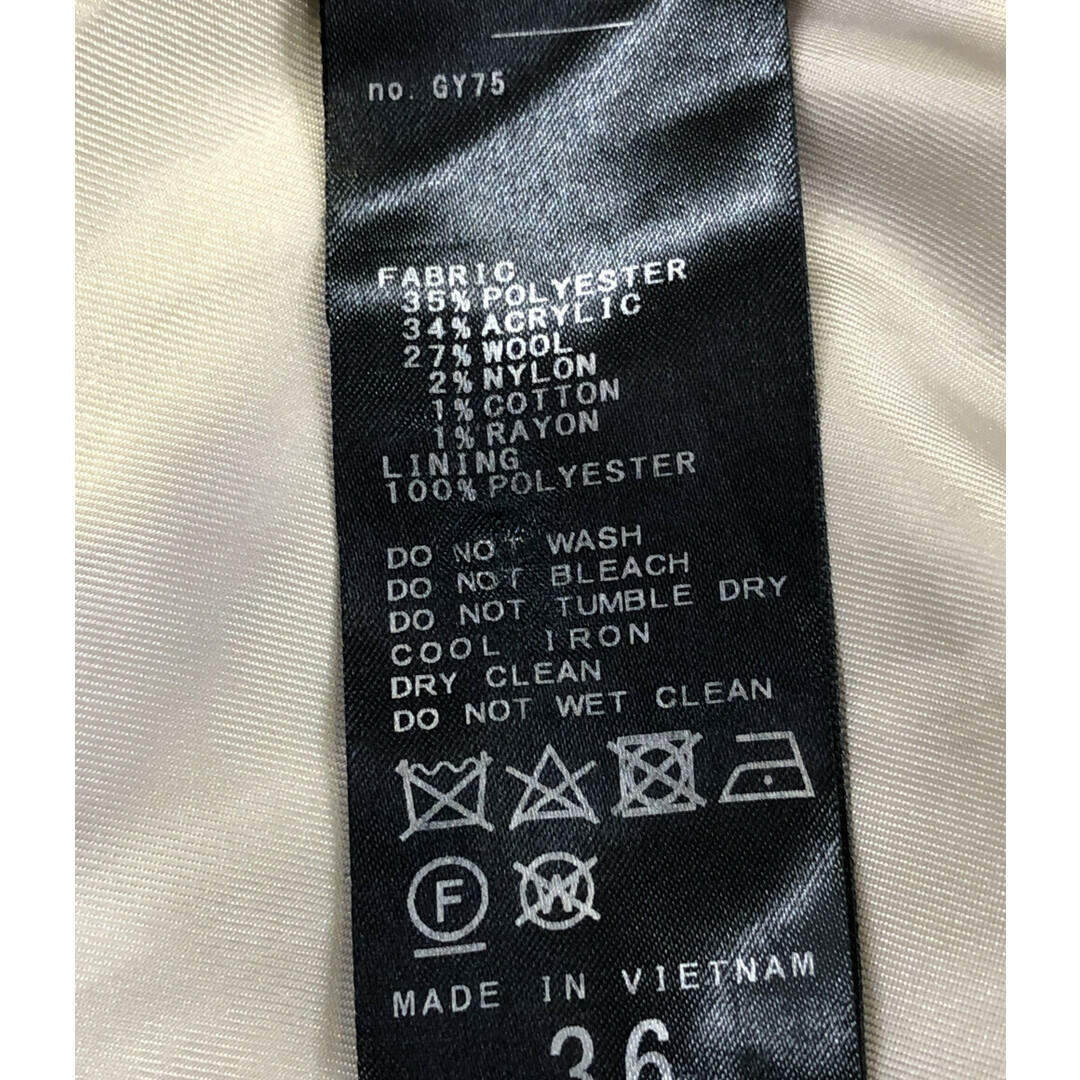 ザラ ZARA チェック柄チェスターコート    レディース 36