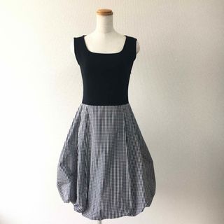 ルネ(René)の美品　Rene ルネ　フレア　バルーン  ワンピース(ひざ丈ワンピース)