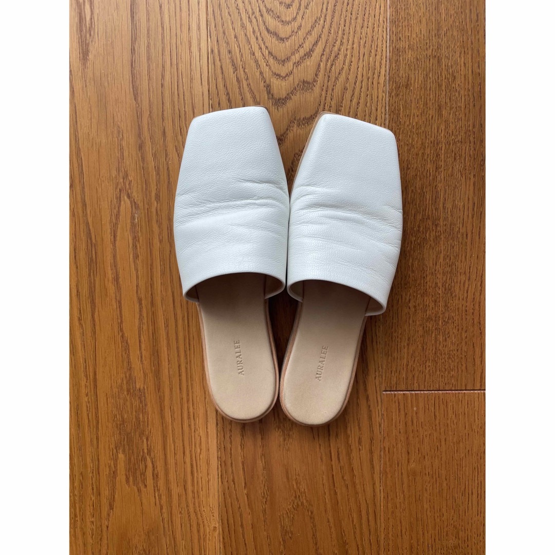 AURALEE LEATHER SQUARE SANDALS | フリマアプリ ラクマ