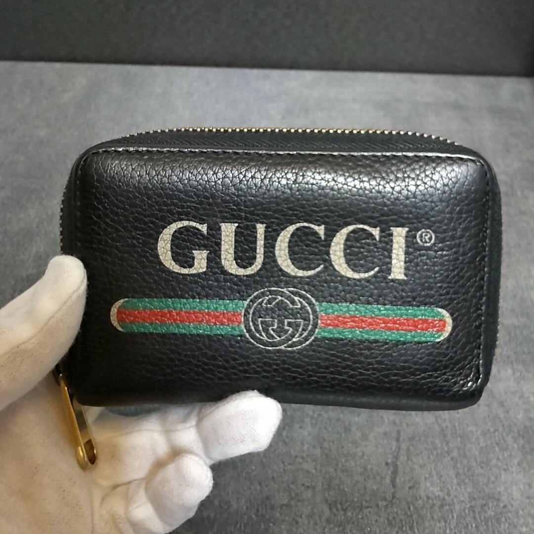 GUCCI　ロゴプリント コインケース