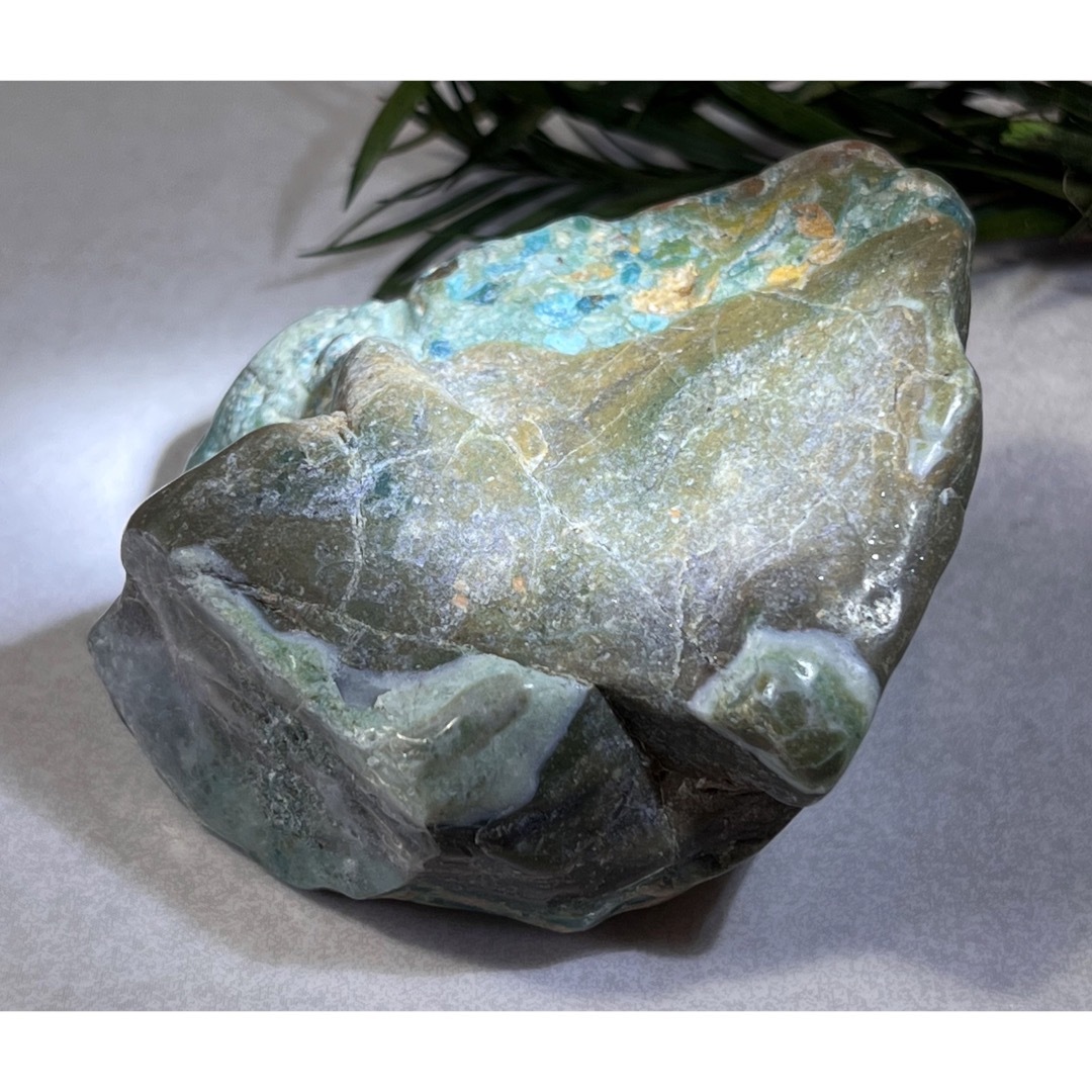 幸運を呼び込む✨ ブルー　オパール　ラフストーン　原石 3