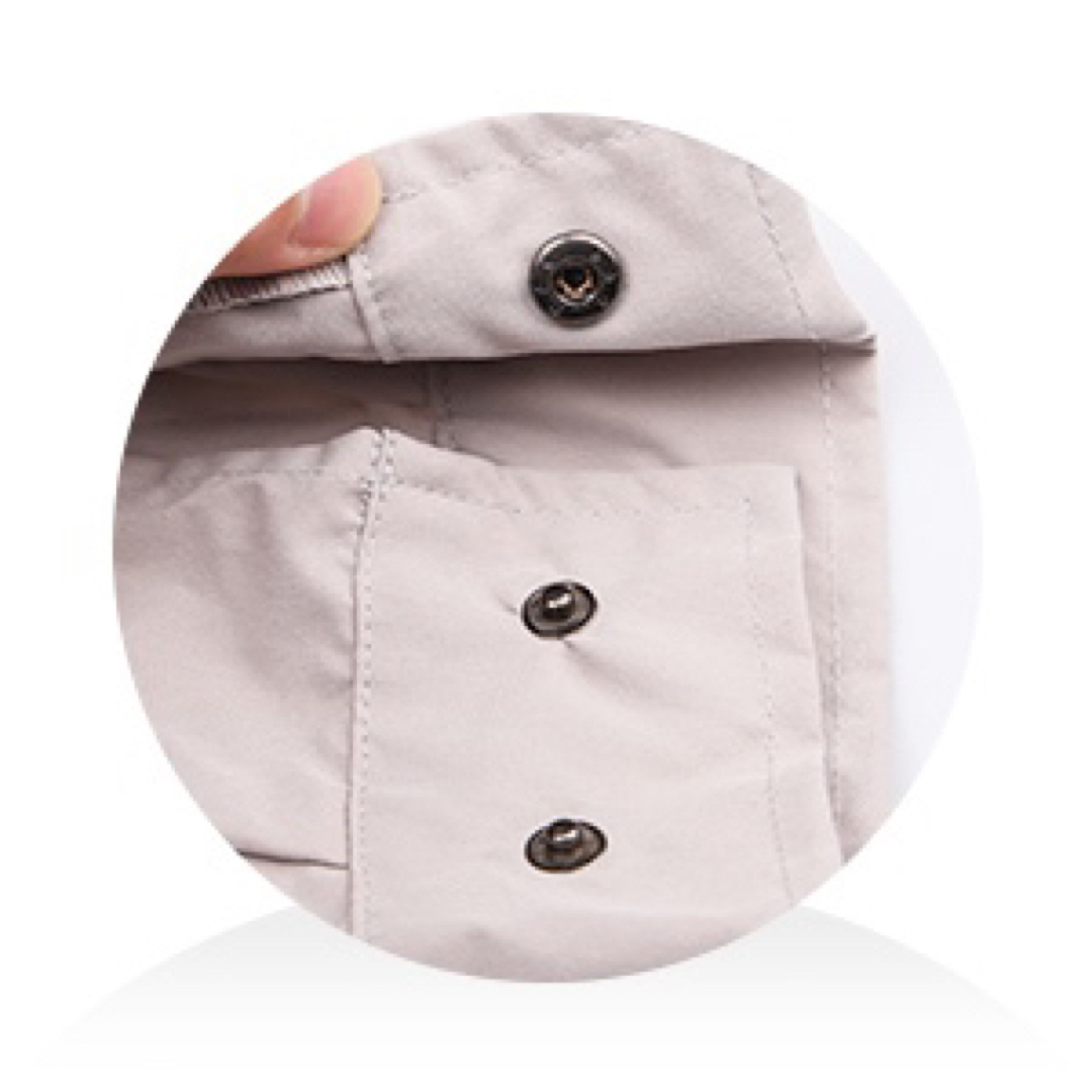 【在庫一掃】空調服 熱中症対策 長袖 薄手 UVカット ブルーXL メンズのジャケット/アウター(ブルゾン)の商品写真