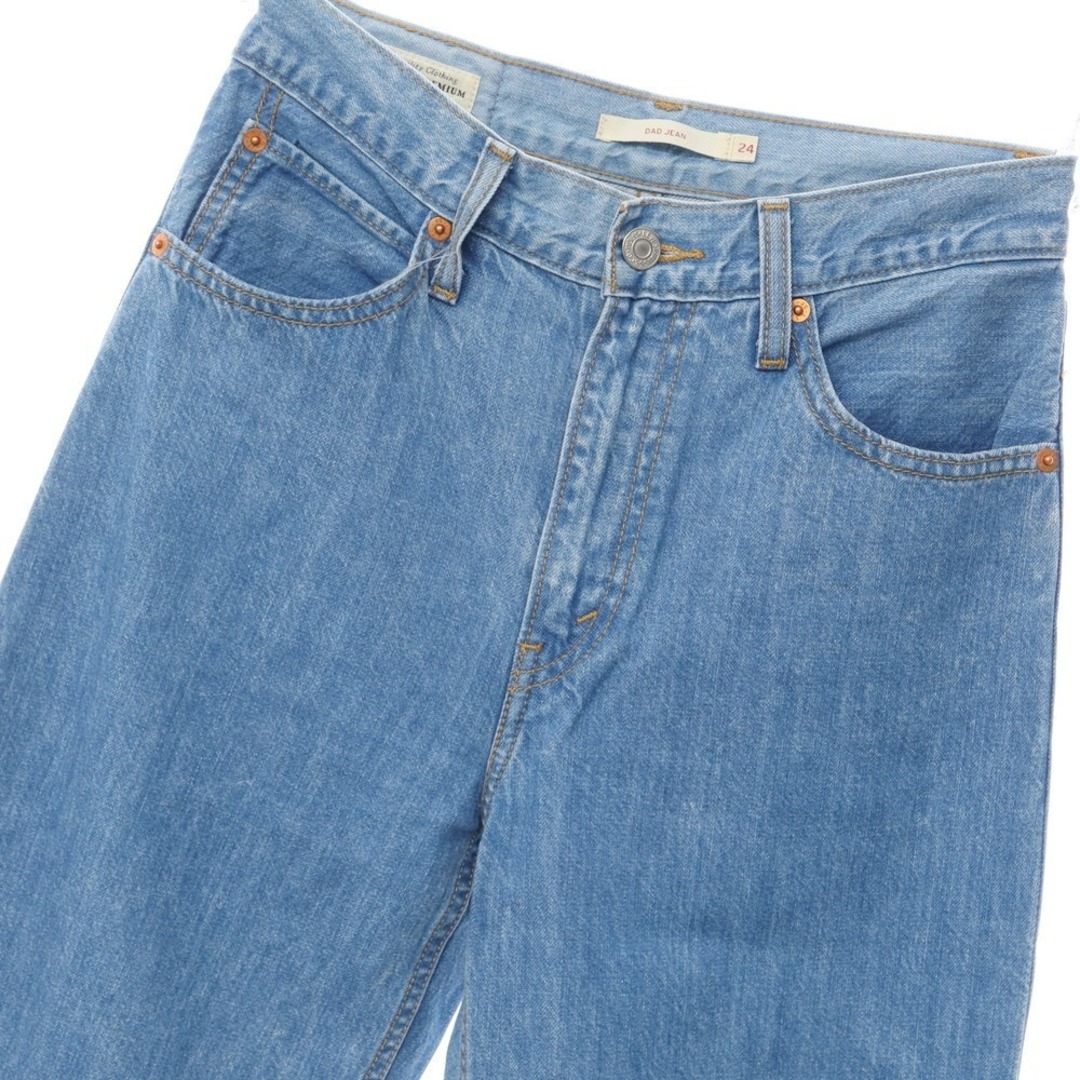 【中古】リーバイス Levi's DAD JEAN デニムパンツ ライトブルー【サイズ24】【レディース】