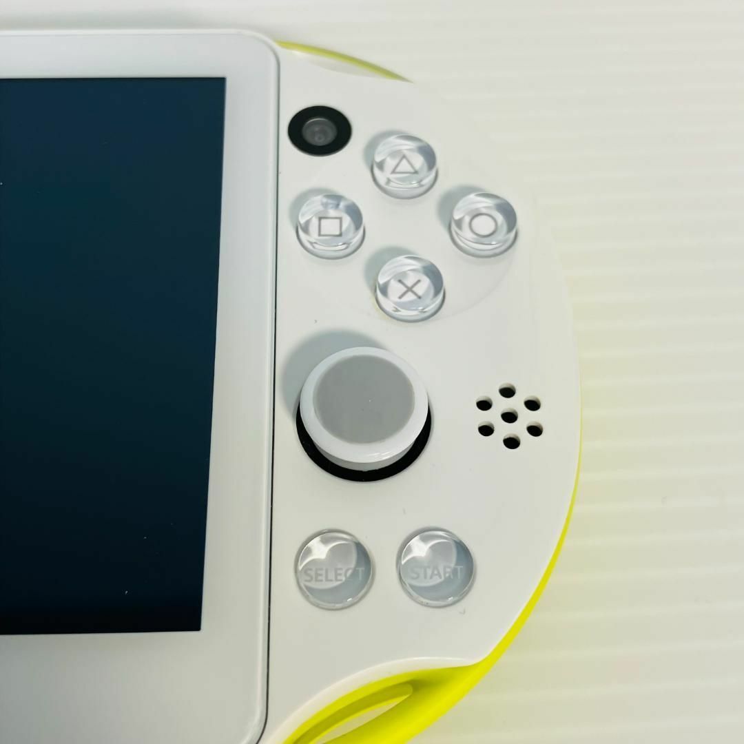 【完品】PSVITA ライムホワイト PCH-2000 ZA13 箱、本体一式 7