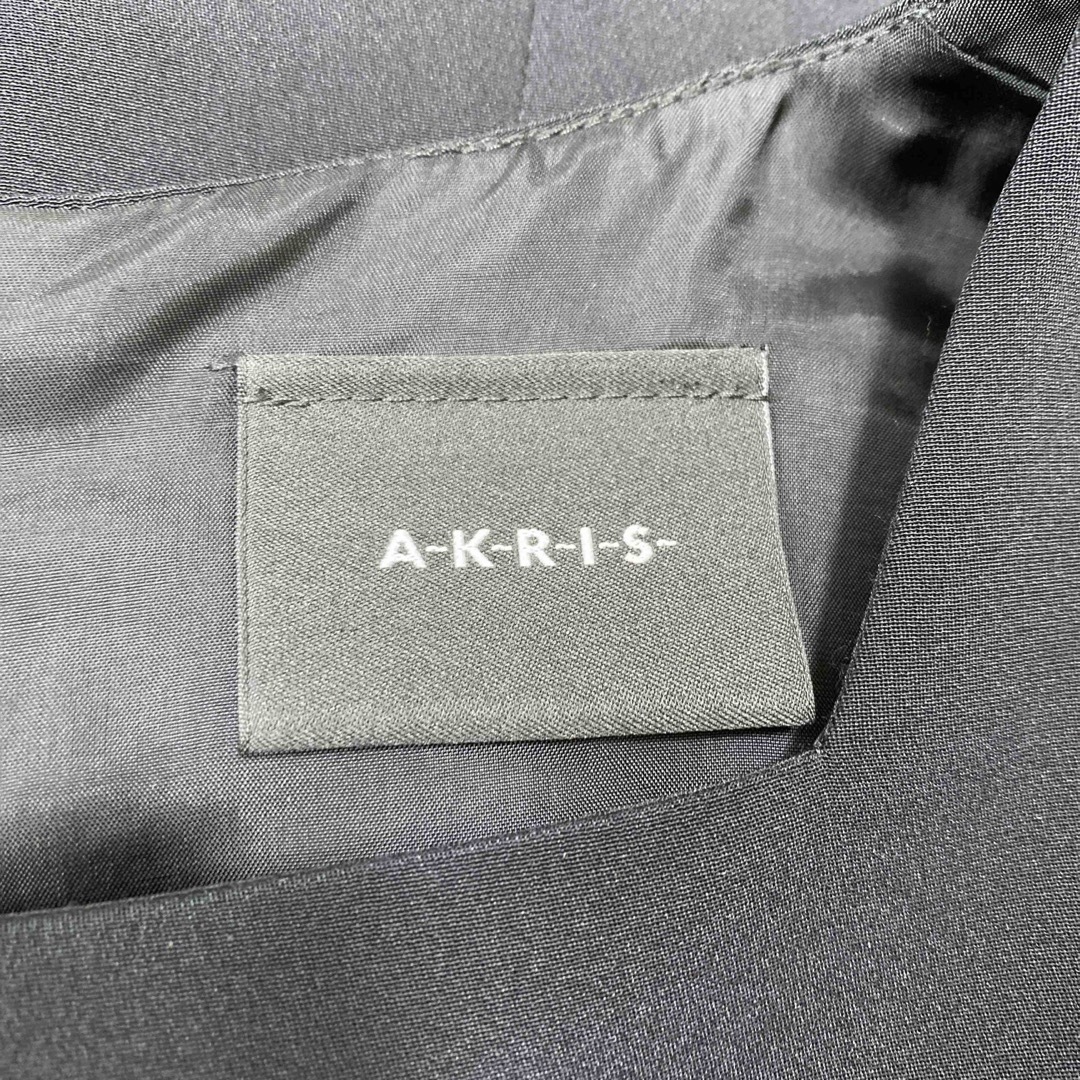 [美品]A-K-R-I-S  王室御用達　高級ワンピース　イタリア製　シルク