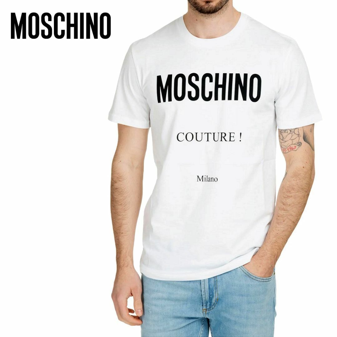 ■48/ MOSCHINO COUTURE! モスキーノ ロゴ Tシャツ