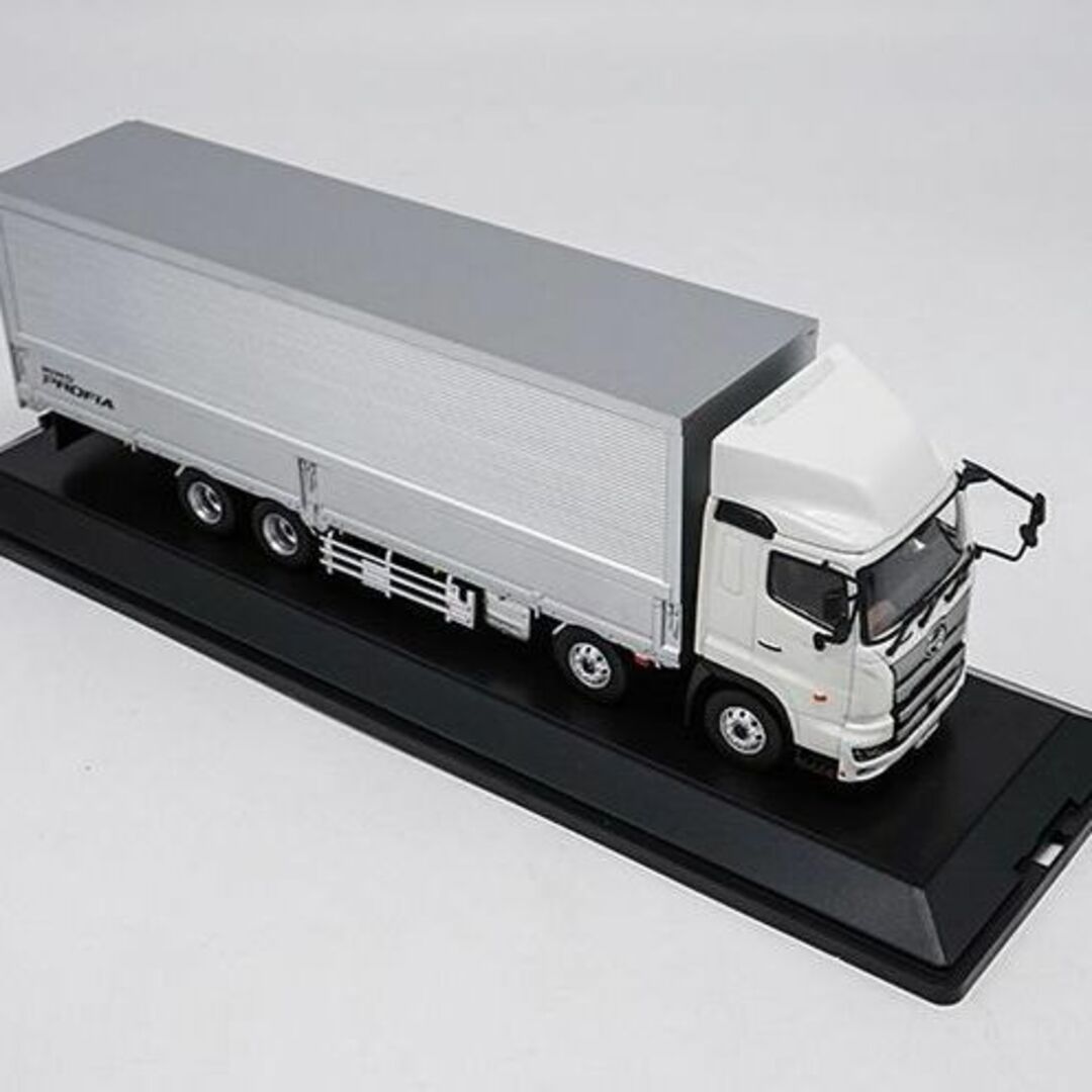 ミニカー 1/43 日野トラクター HINO TRUCKS コンテナ ホワイト エンタメ/ホビーのおもちゃ/ぬいぐるみ(ミニカー)の商品写真