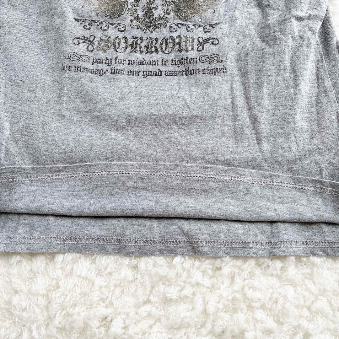 半袖Tシャツ ロゴ プリント グレー サイズM メンズのトップス(Tシャツ/カットソー(半袖/袖なし))の商品写真