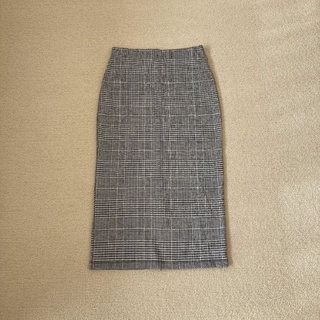 H&M  千鳥格子  スカート(ロングスカート)