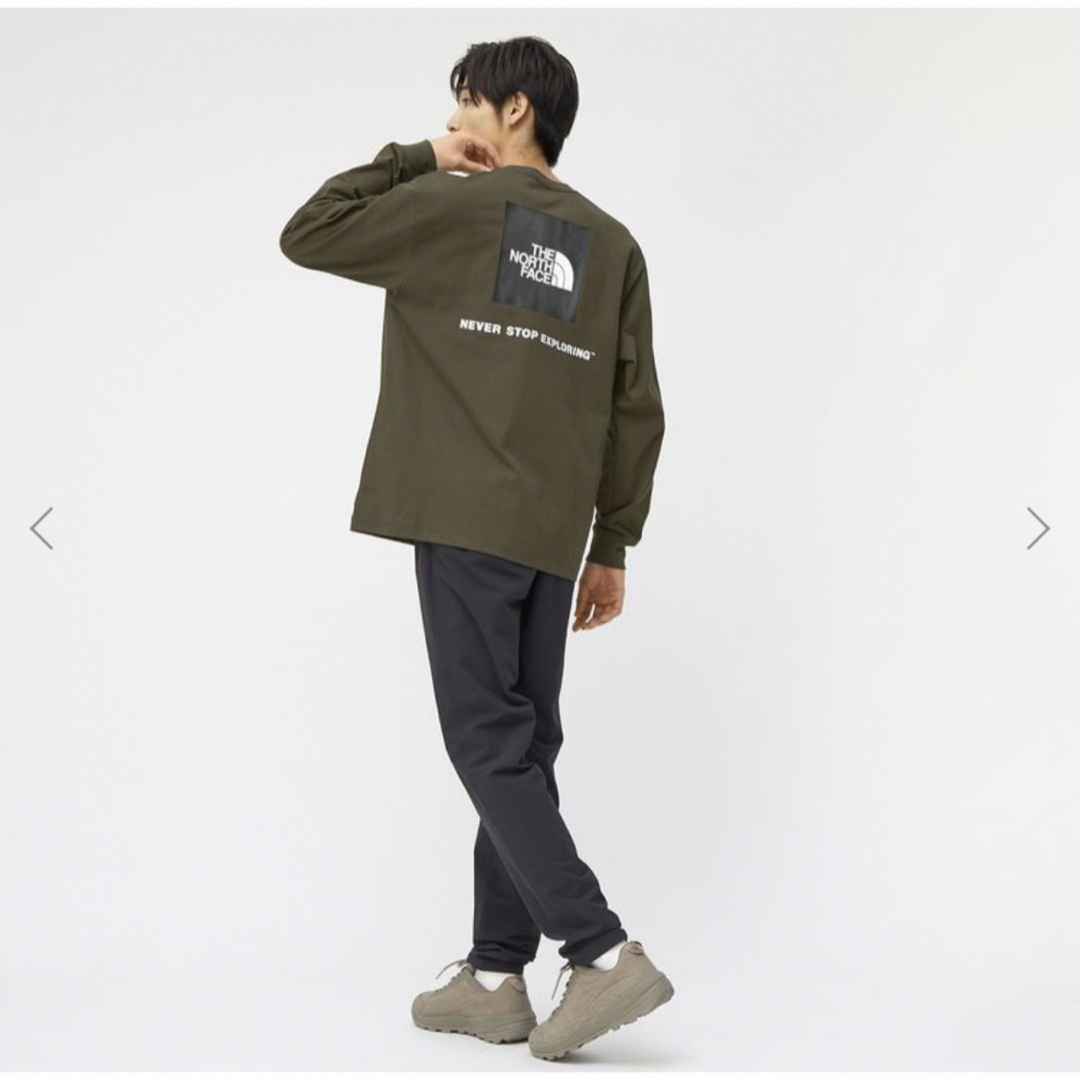 THE NORTH FACE ロングスリーブバックスクエアロゴティー