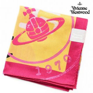 ヴィヴィアンウエストウッド(Vivienne Westwood)の⭐新品シールタグ付き ヴィヴィアンウエストウッド ハンカチーフ【オーブ柄】⭐(ハンカチ)