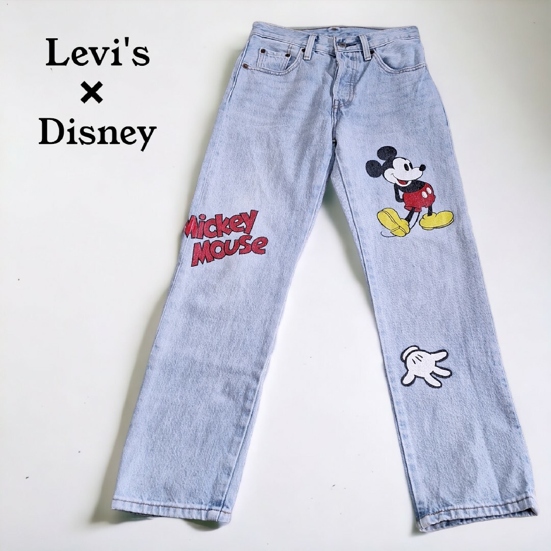 Levi's - レア 別注 Levi's x Disney ミッキーマウスプリント デニム