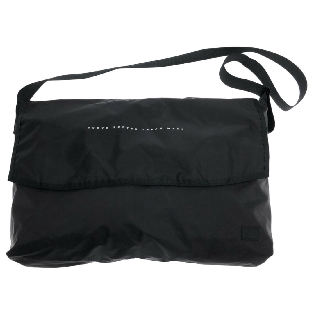 PORTER ポーター FLAT MESSENGER BAG フラット メッセンジャーバッグ ナイロン ブラック