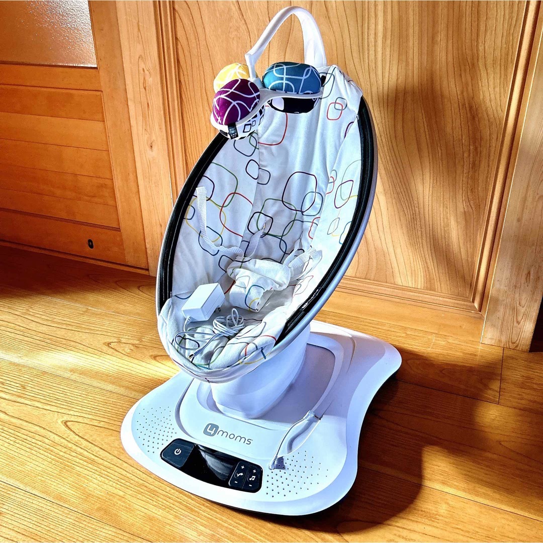 4moms - mamaroo4.0 ママルー4.0 プラッシュ 電動バウンサー (マルチ