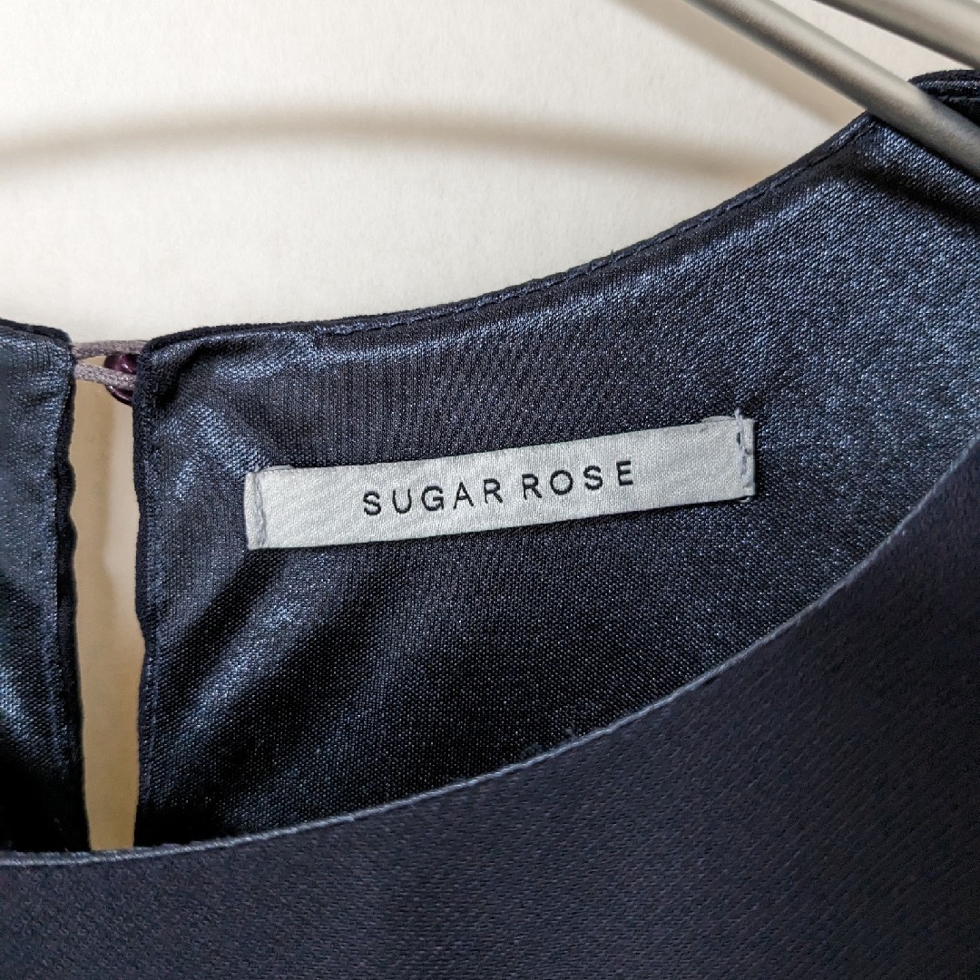 Sugar Rose(シュガーローズ)のSUGAR ROSE シュガーローズ ノースリーブ ブラウス ネイビー 紺 F レディースのトップス(シャツ/ブラウス(半袖/袖なし))の商品写真