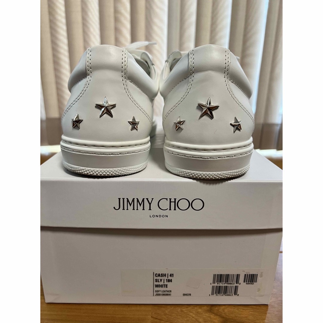 極美品★JIMMY CHOO レザースニーカー41メンズ 2