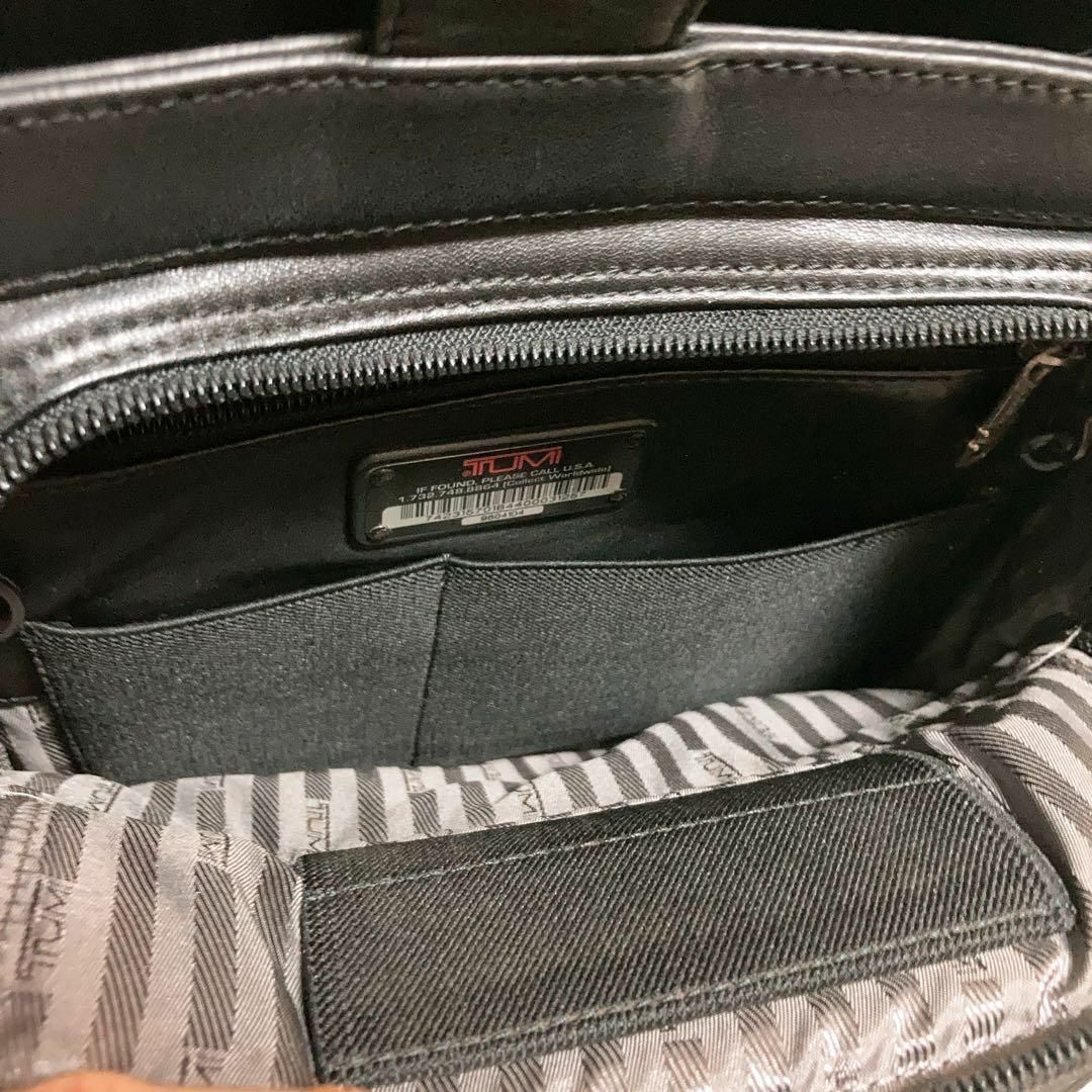 極美品 TUMI 2way ナパレザー ブリーフケース 黒 96041D4 | comonuevo