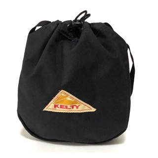 ケルティ(KELTY)のKELTY ケルティ ショルダーバッグ ブラック ポーチ 6212 巾着　美品(ショルダーバッグ)