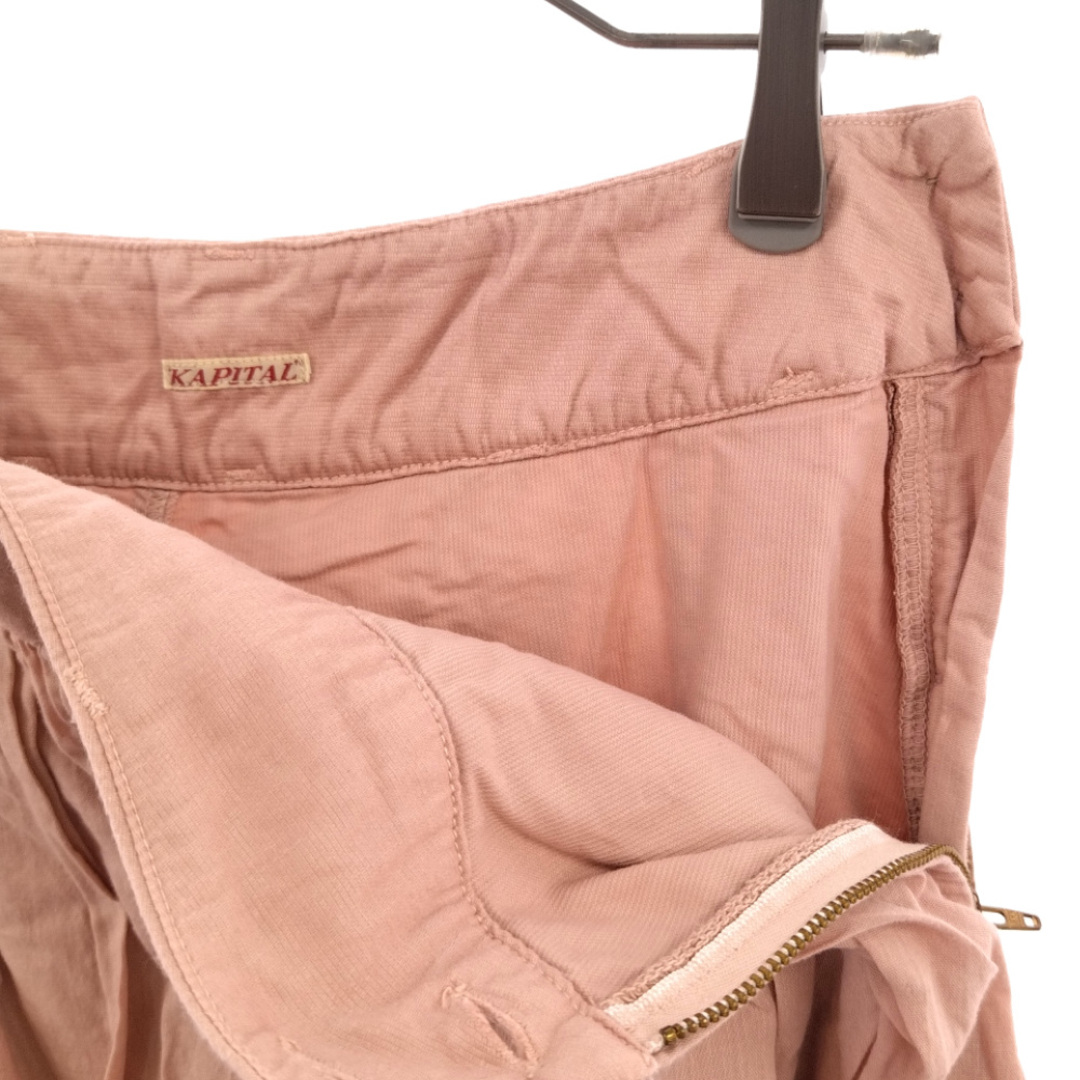 KAPITAL(キャピタル)のKAPITAL キャピタル プリーツデザインレイヤード　スカートパンツ　ピンク　レディース レディースのパンツ(カジュアルパンツ)の商品写真