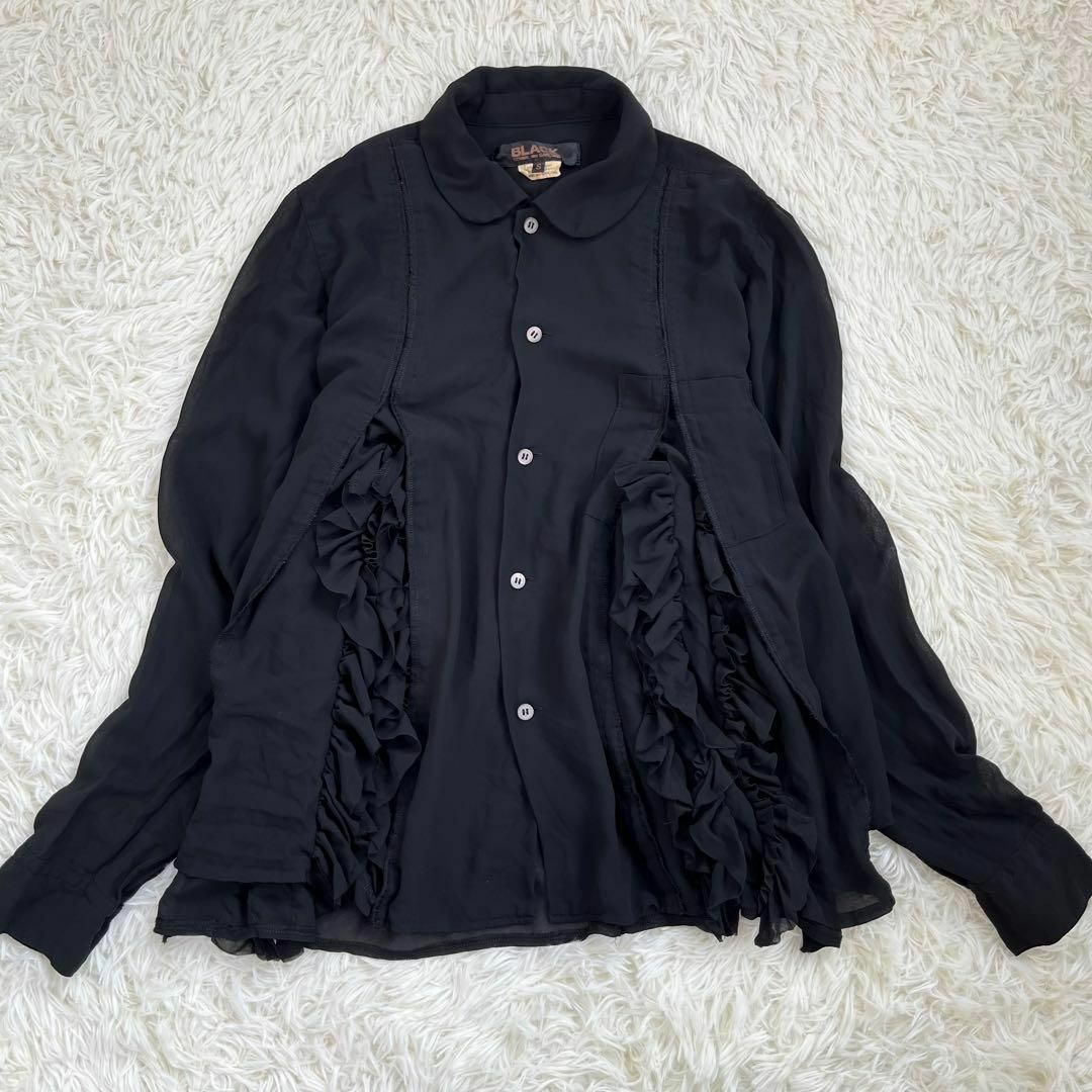 BLACK COMME des GARCONS 長袖ブラウス