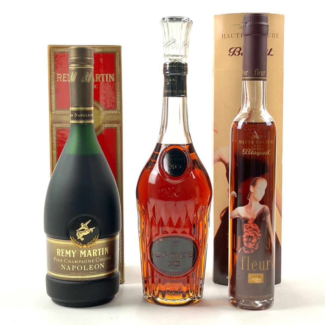 3本 REMY MARTIN CAMUS Bisquit コニャック