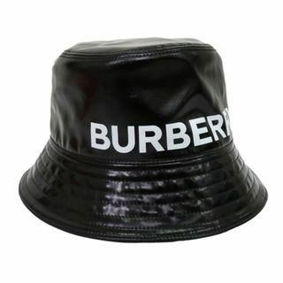 BURBERRY - 極美品 バーバリー ロゴプリント バケット ハット キャップ
