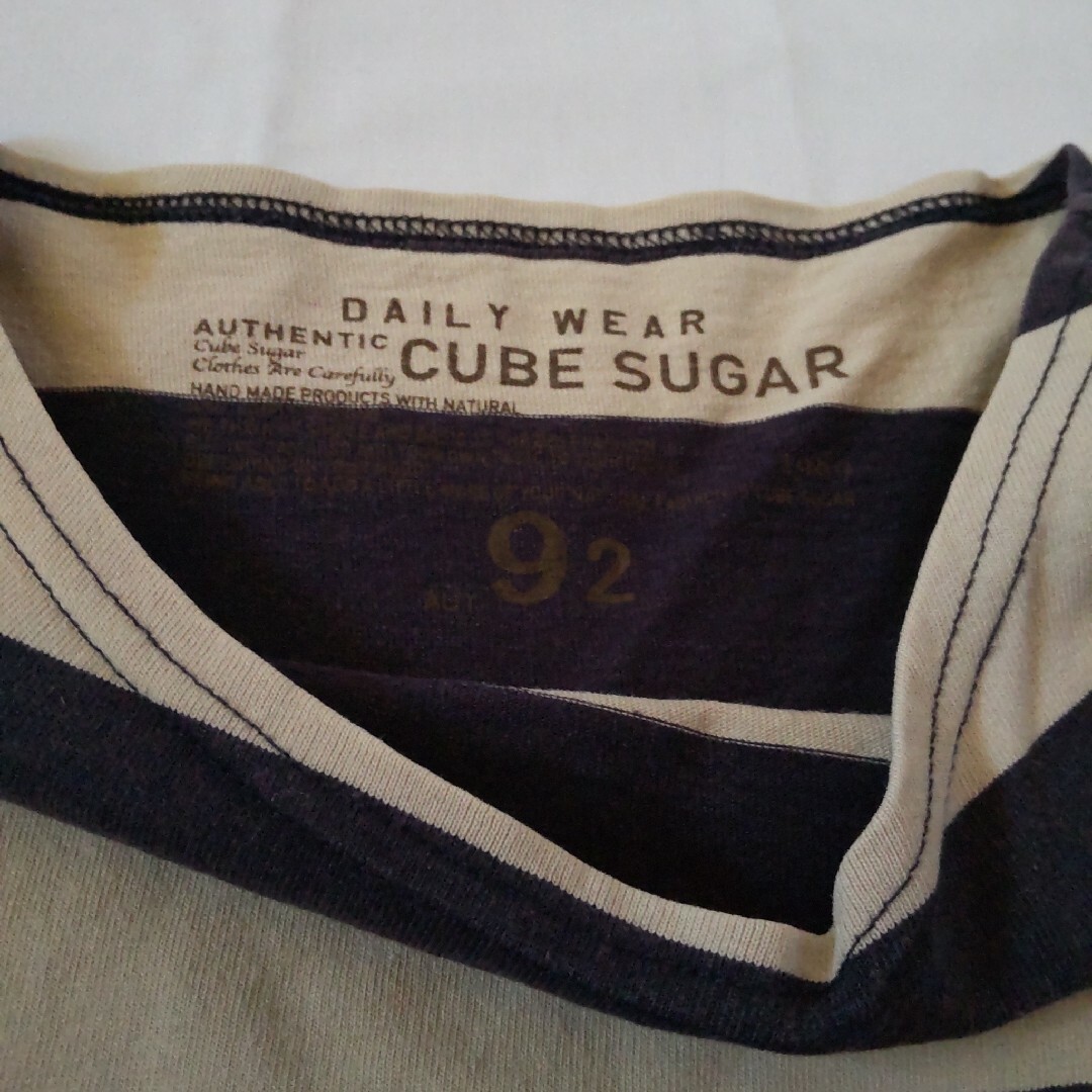 CUBE SUGAR(キューブシュガー)のCUBESUGAR ボーダー レディースのトップス(カットソー(長袖/七分))の商品写真