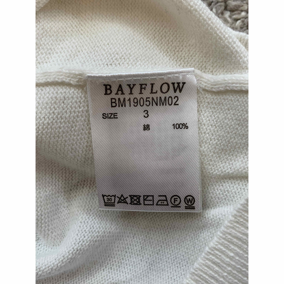 BAYFLOW(ベイフロー)の【BAYFLOW】ベイフロー　半袖　綿　Tシャツ　送料込み レディースのトップス(Tシャツ(半袖/袖なし))の商品写真