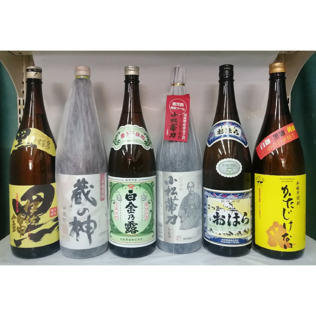 厳撰 鹿児島産 芋焼酎25度1.8㍑× 6本 食品/飲料/酒の酒(焼酎)の商品写真