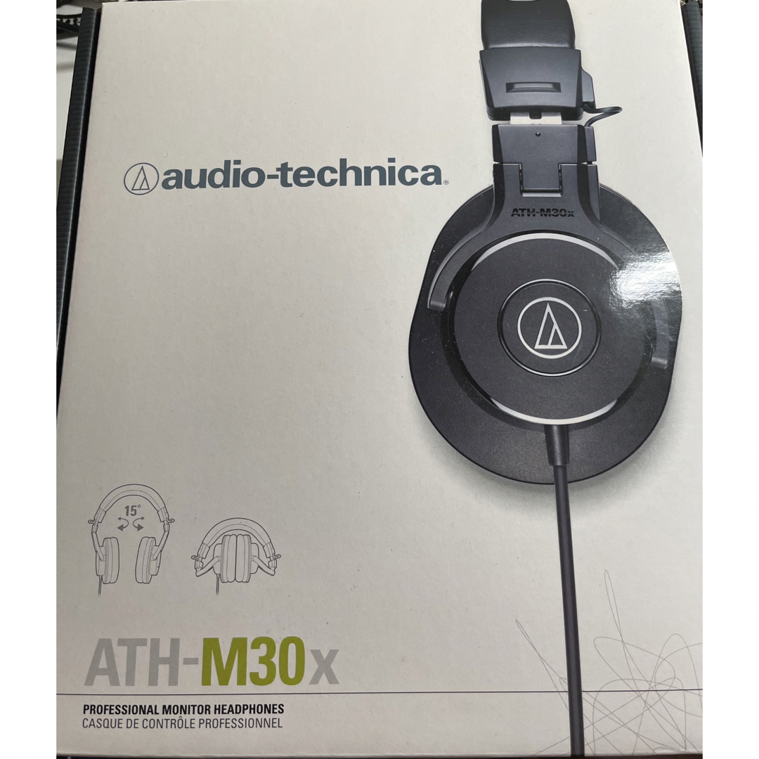 audio-technica(オーディオテクニカ)のaudio-technica ヘッドホン M ATH-M30X スマホ/家電/カメラのオーディオ機器(ヘッドフォン/イヤフォン)の商品写真