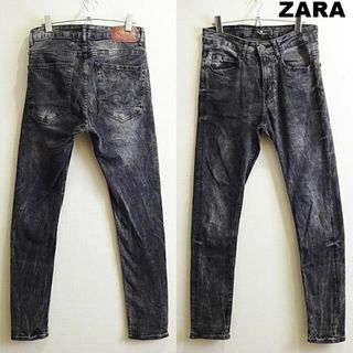 ZARA MAN ザラ メンブラックタグ ストレッチUSA36 Mサイズ84cm