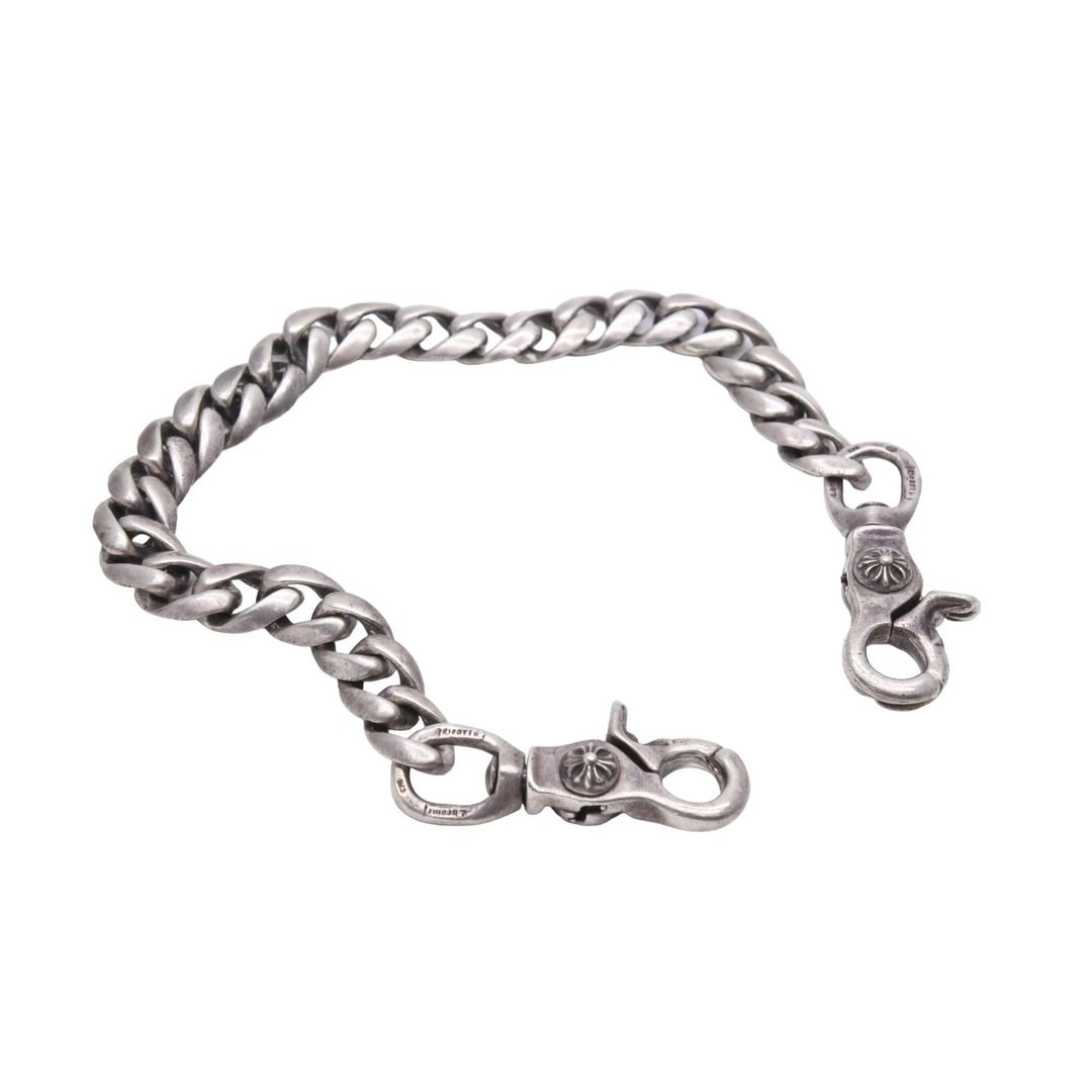 CHROME HEARTS クロムハーツ ダブルクリップチェーン シルバー クラシック ウォレットチェーン silver925  41308