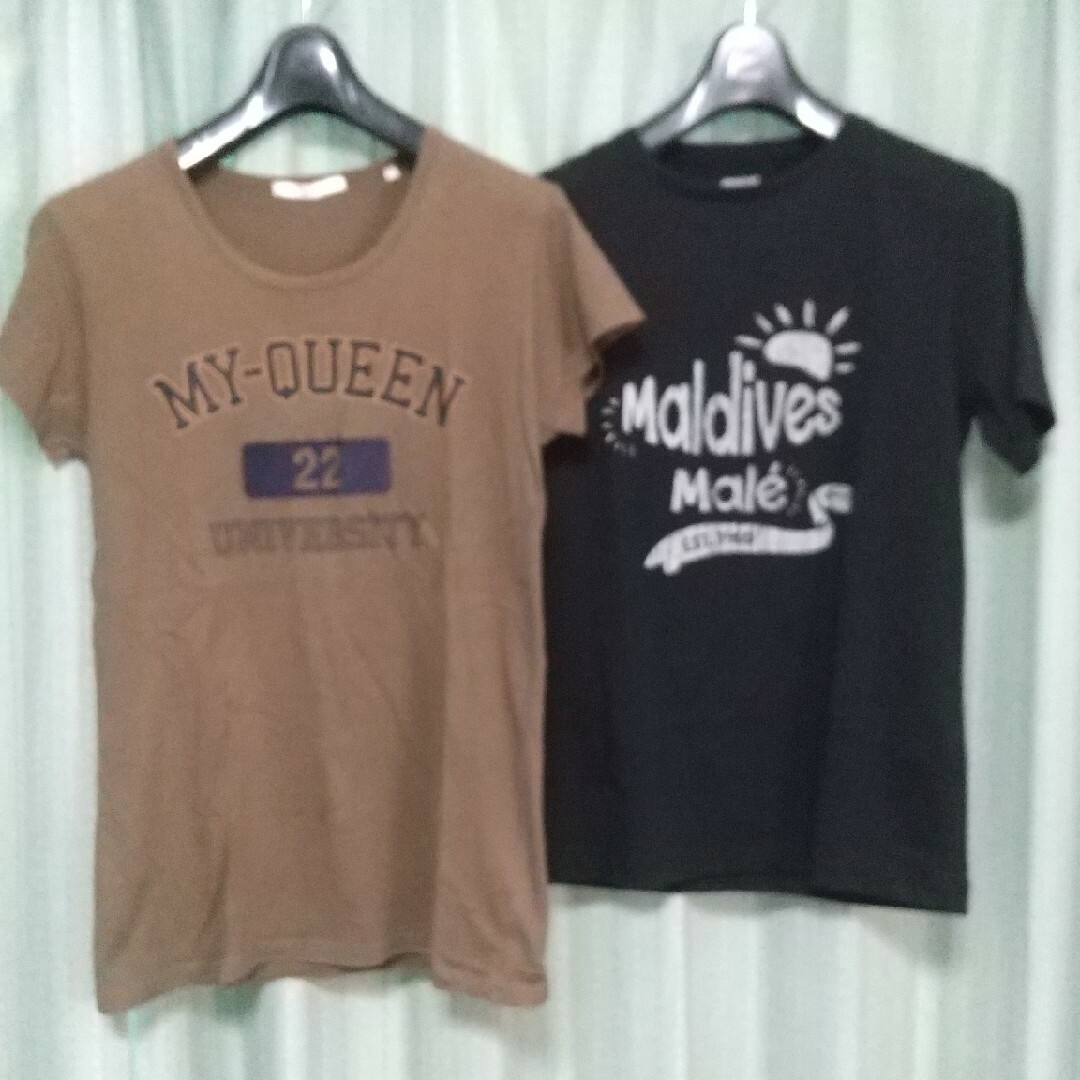 ロゴティーシャツ 2枚組 レディースのトップス(Tシャツ(半袖/袖なし))の商品写真