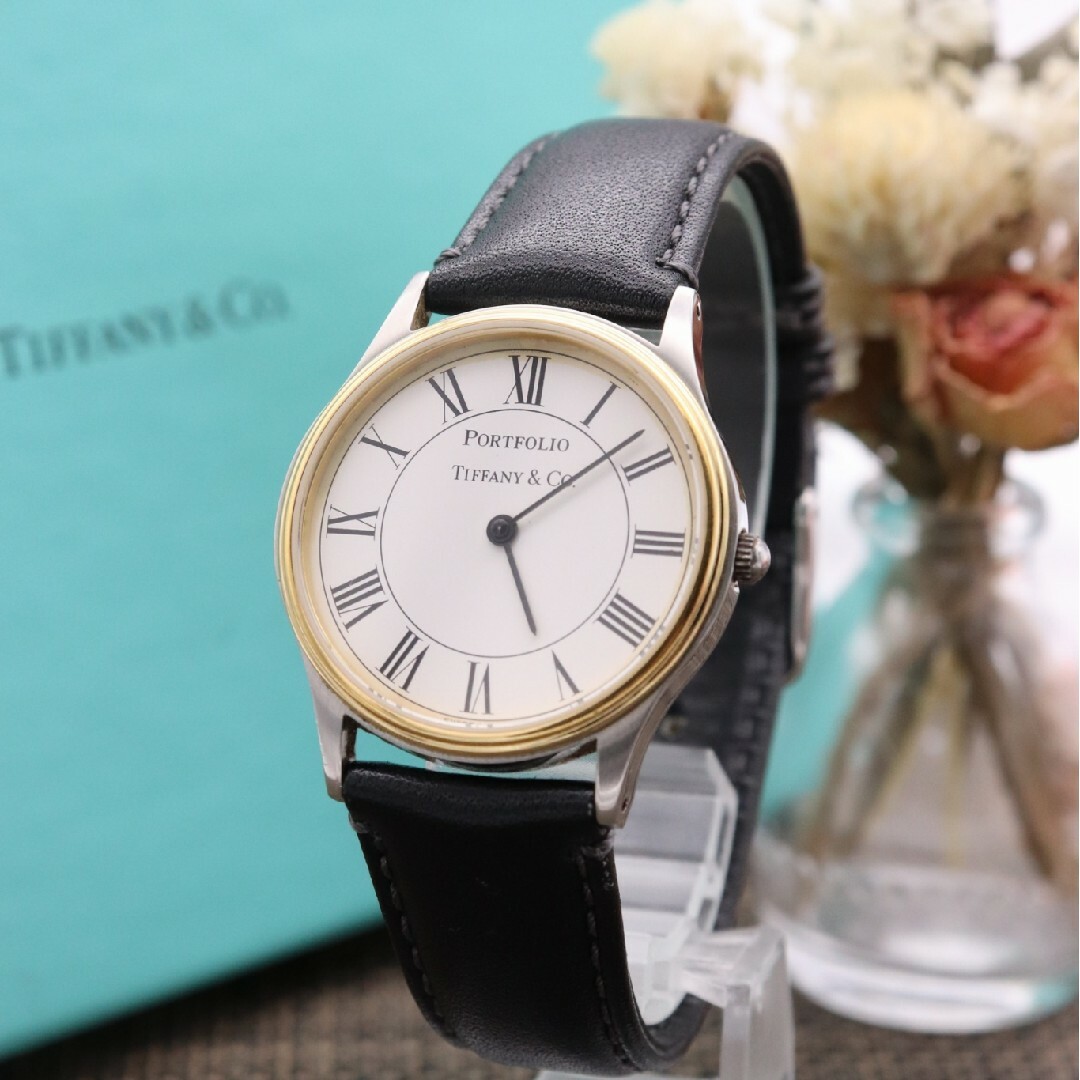 正規品【新品電池】Tiffany ポートフォリオ/動作良好 人気モデル 美品-