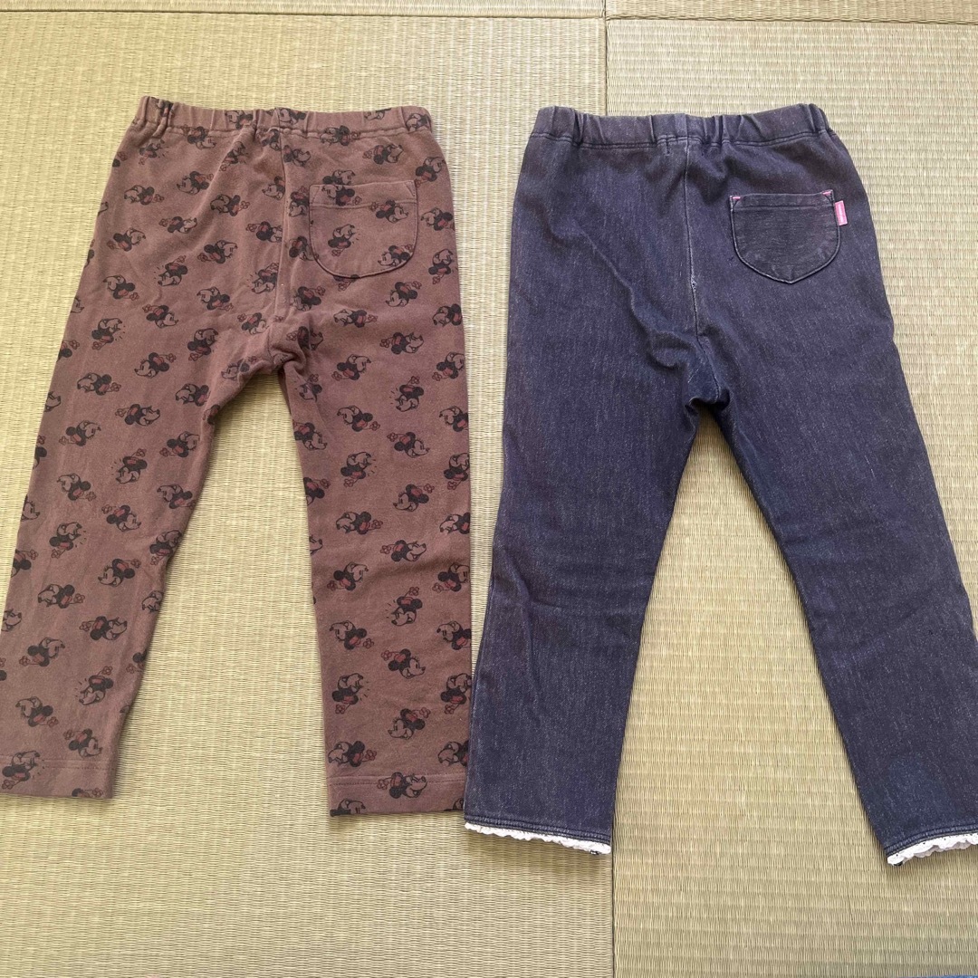 mikihouse(ミキハウス)のボトムス２枚セット90㎝ キッズ/ベビー/マタニティのキッズ服女の子用(90cm~)(パンツ/スパッツ)の商品写真