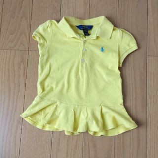 ポロラルフローレン(POLO RALPH LAUREN)の115　ラルフローレン　ペプラムイエローポロシャツ(Tシャツ/カットソー)