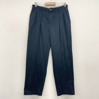 US古着 トミーヒルフィガー TOMMY HILFIGER チノパンツ ツータック サイズ：W31 L29.5 ブラック  【中古】(スラックス/スーツパンツ)