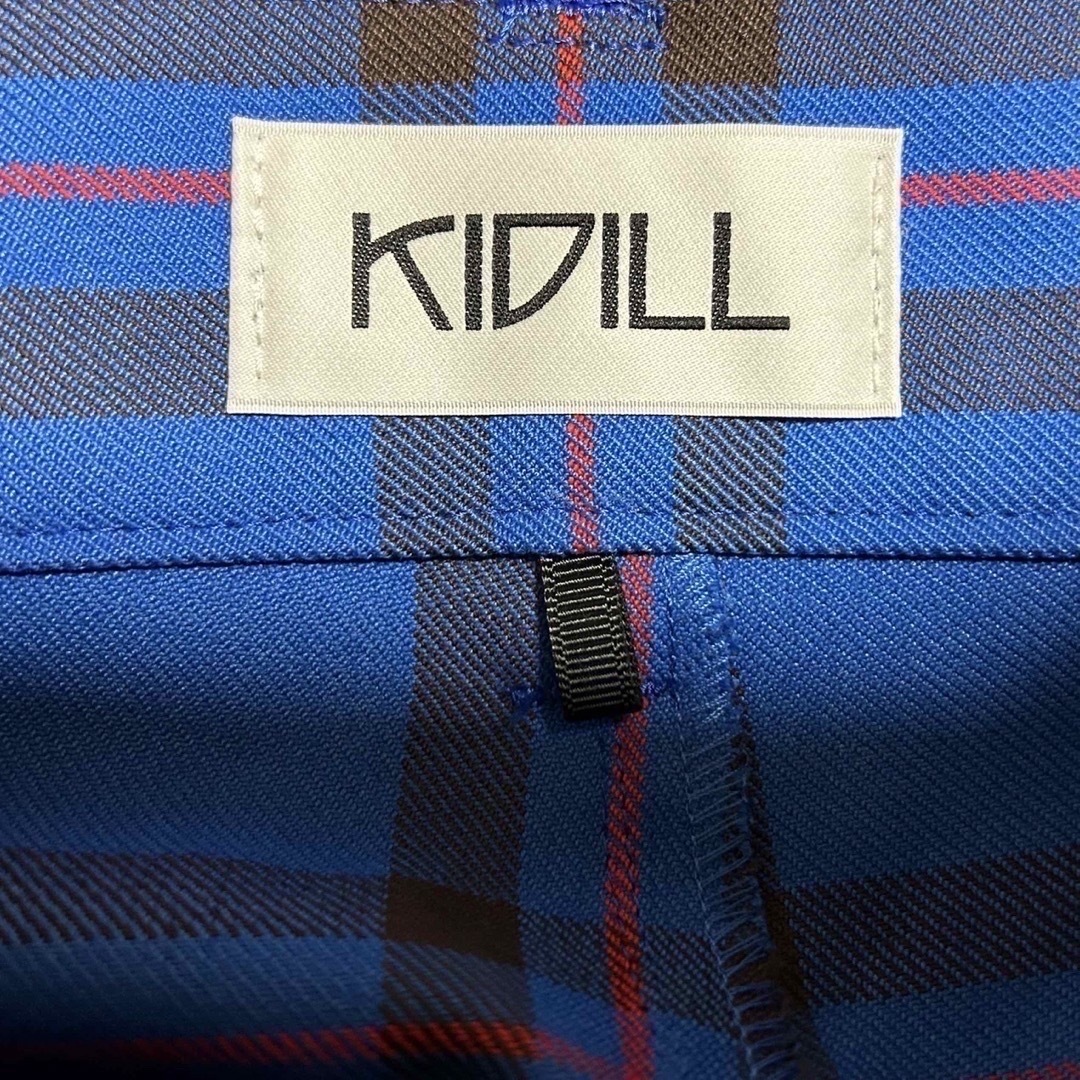 kidill 今期23SS ボンテージパンツ ブルータータンチェック キディル